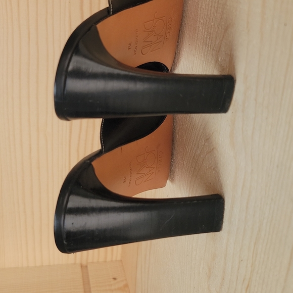 Joan and David sz 7 black leather shoes - Picture 4 of 7